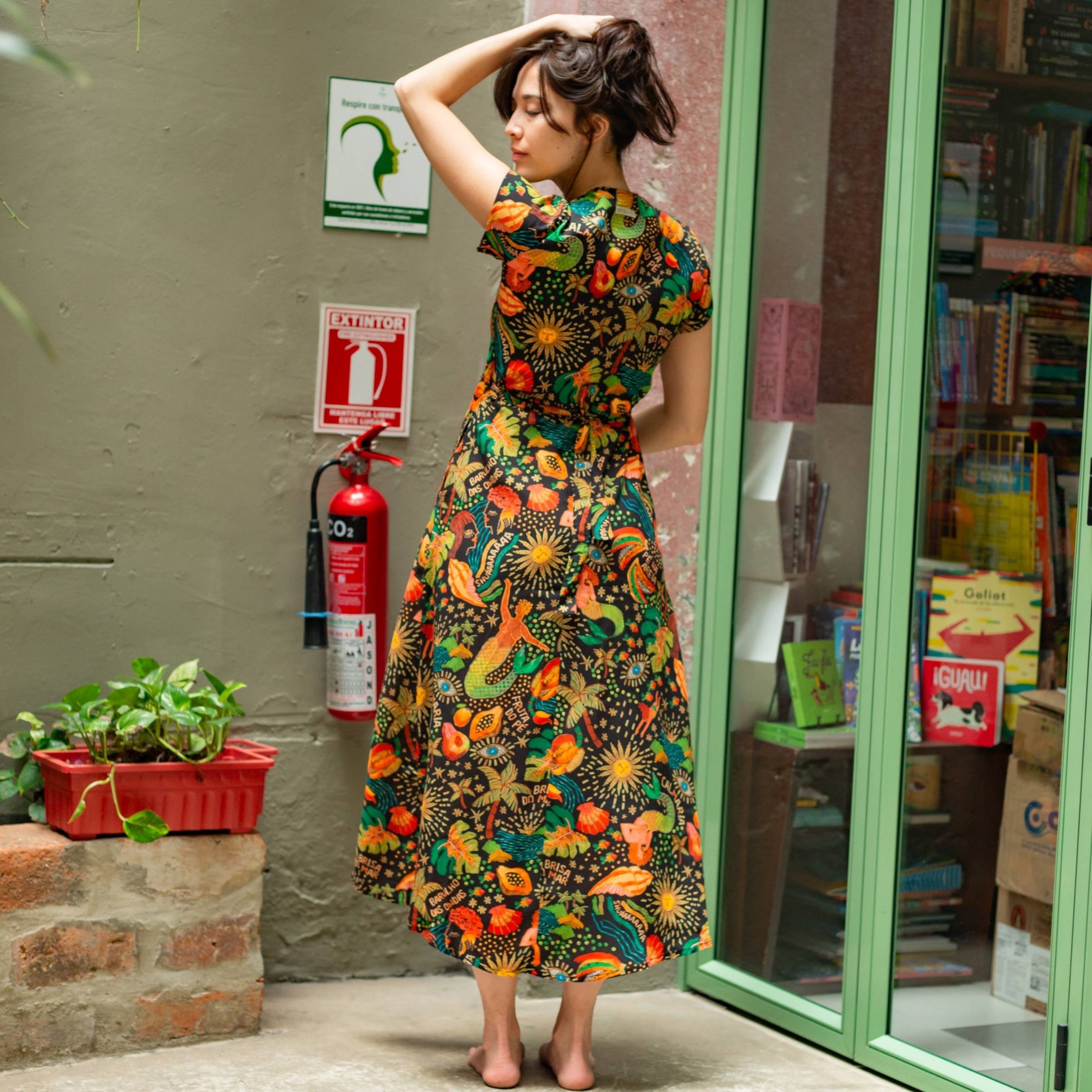 Vestido Cruzado — Brisa de Mar