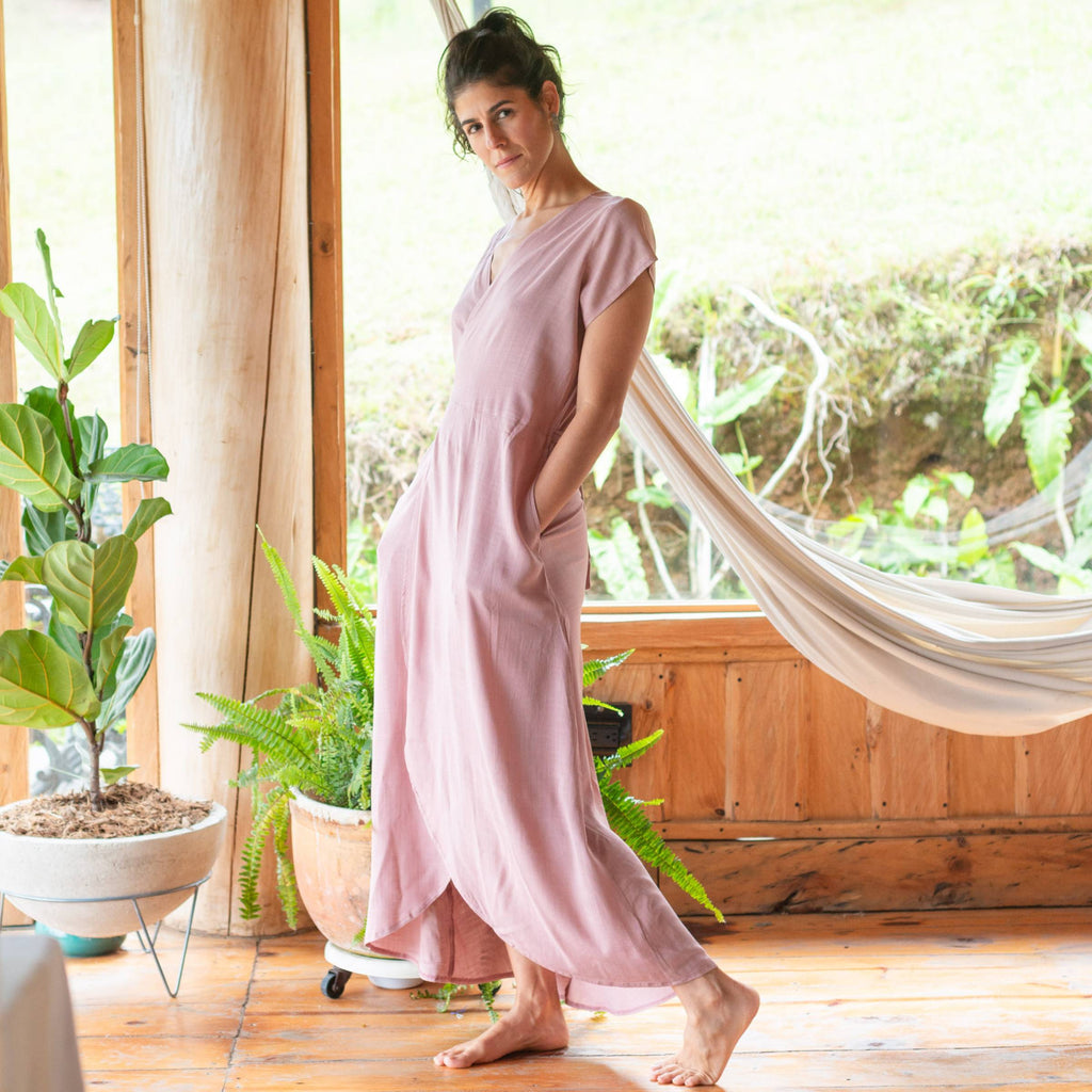 Vestido Cruzado — Palo de Rosa