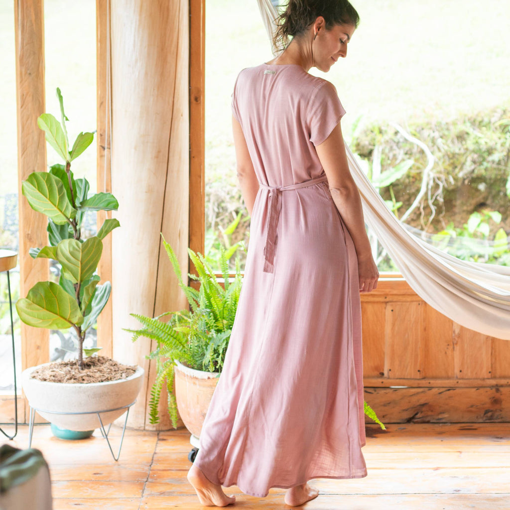 Vestido Cruzado — Palo de Rosa