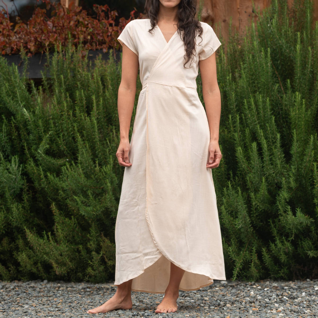 Vestido Cruzado — Perla