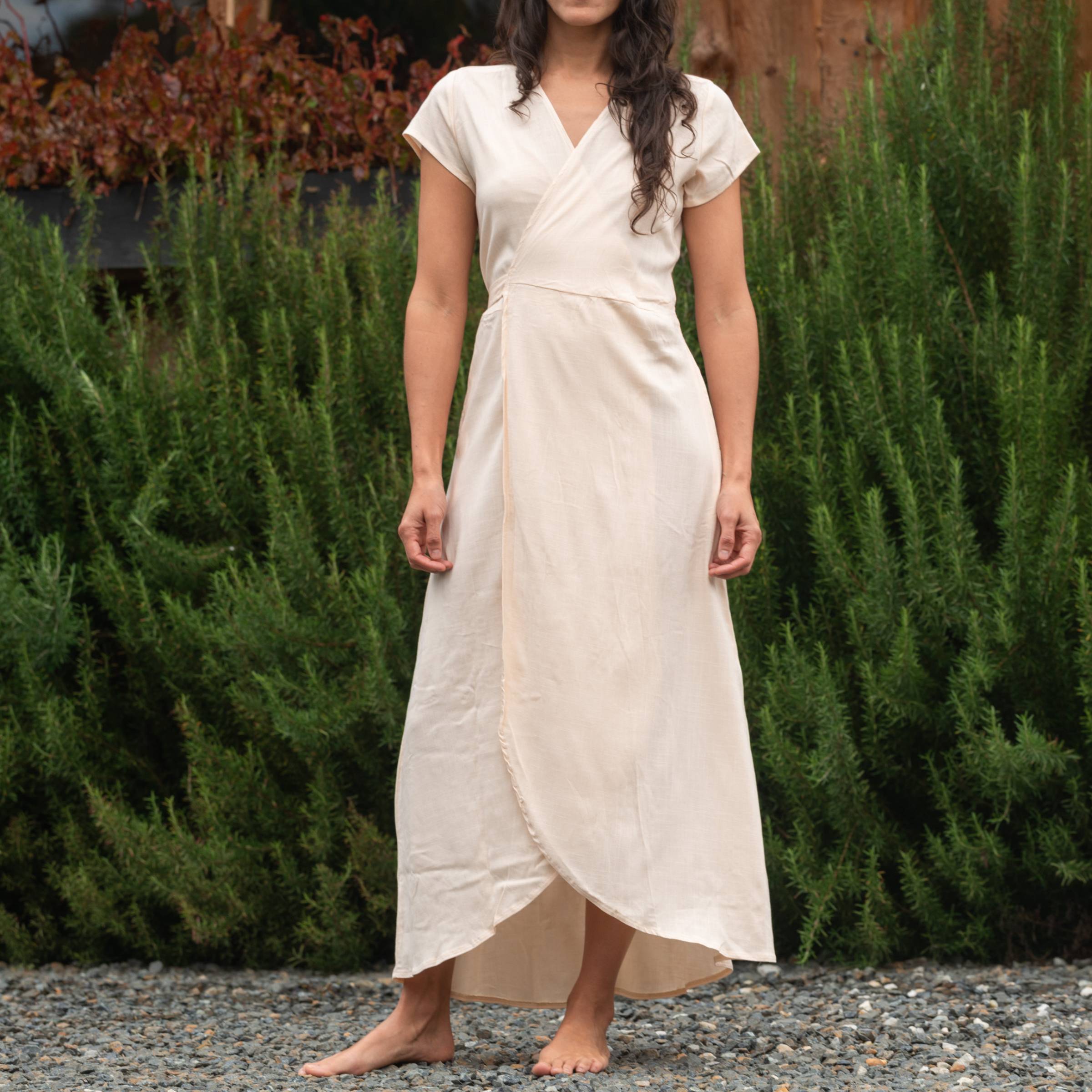 Vestido Cruzado — Perla