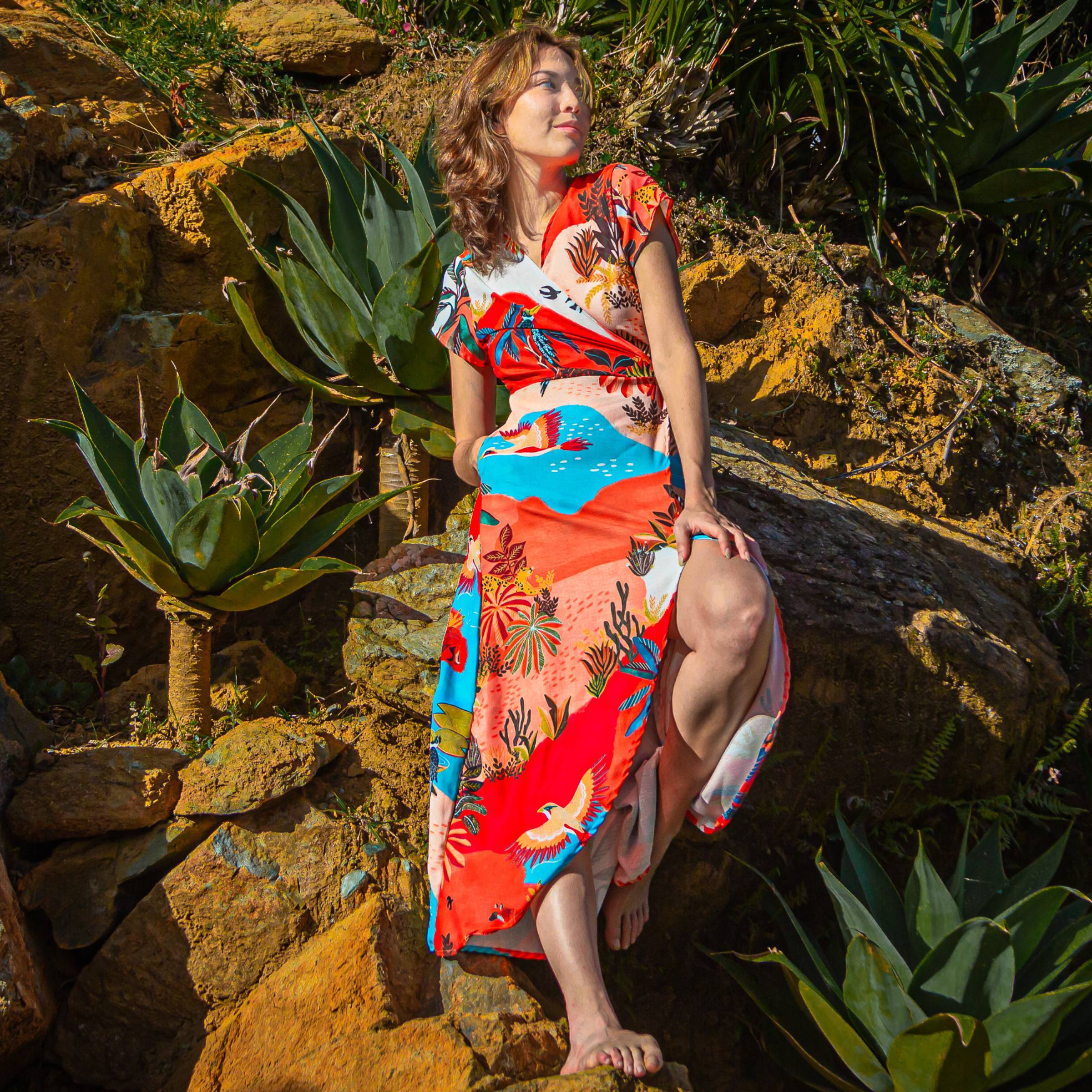 Vestido Cruzado — Pura Selva