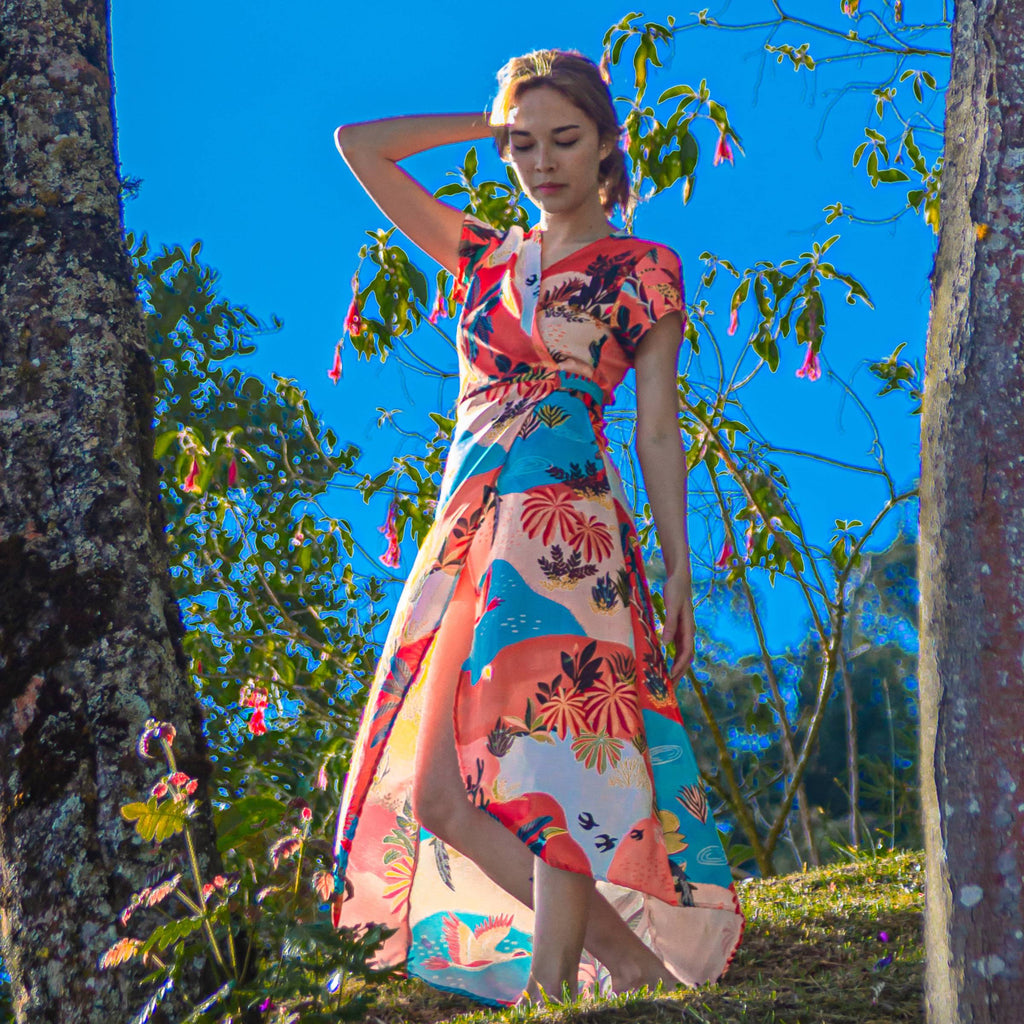 Vestido Cruzado — Pura Selva
