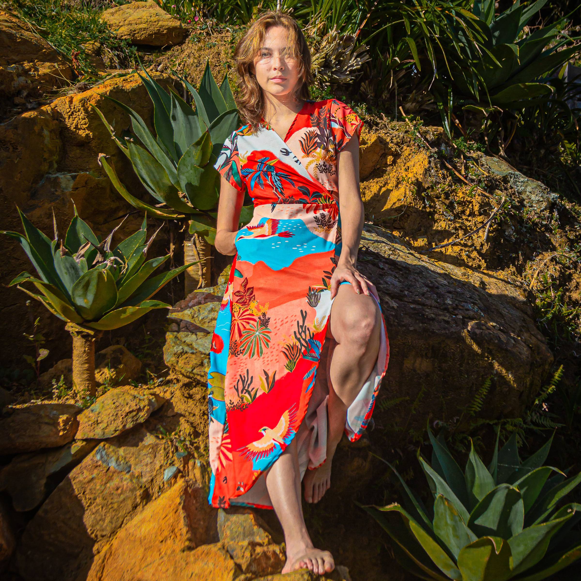 Vestido Cruzado — Pura Selva
