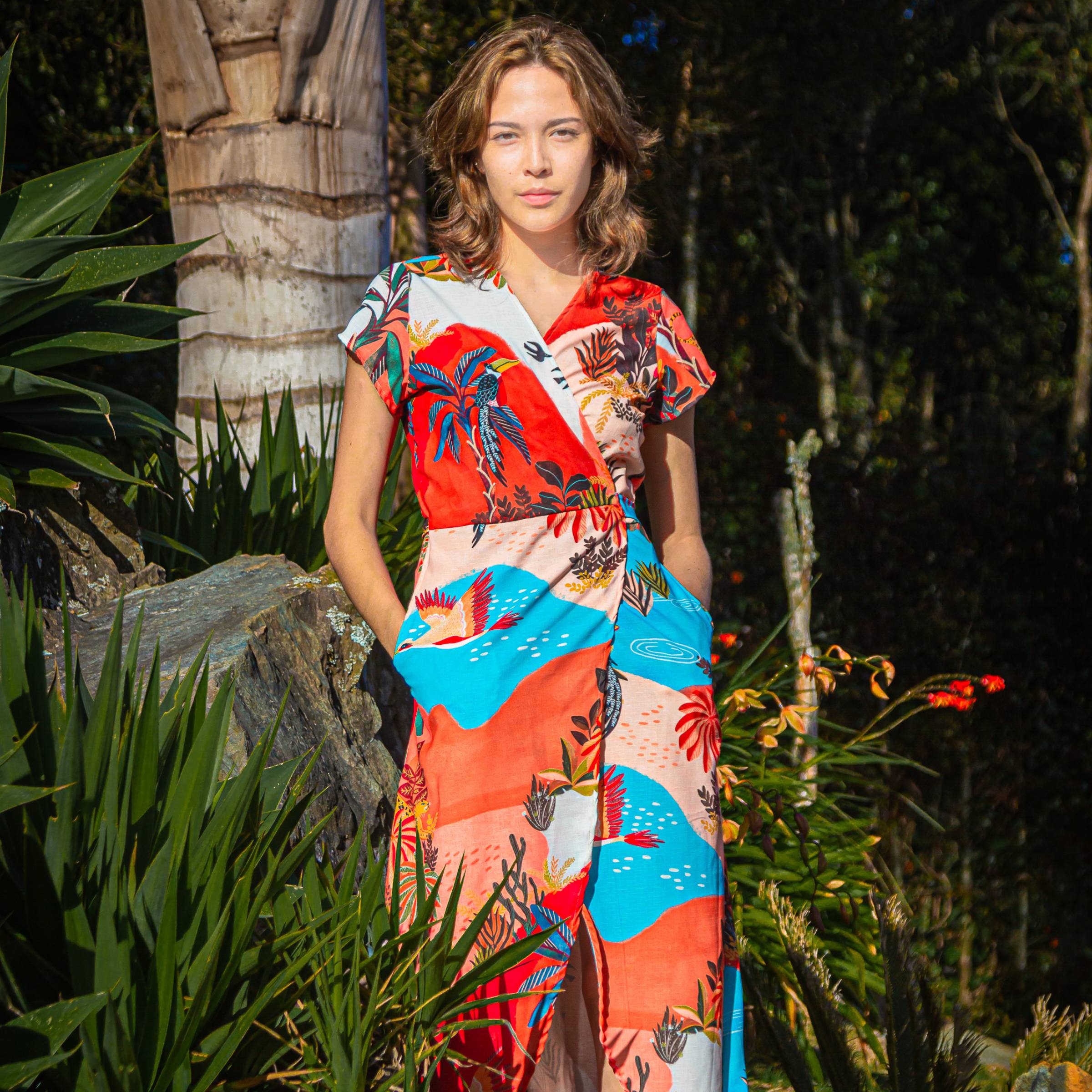 Vestido Cruzado — Pura Selva