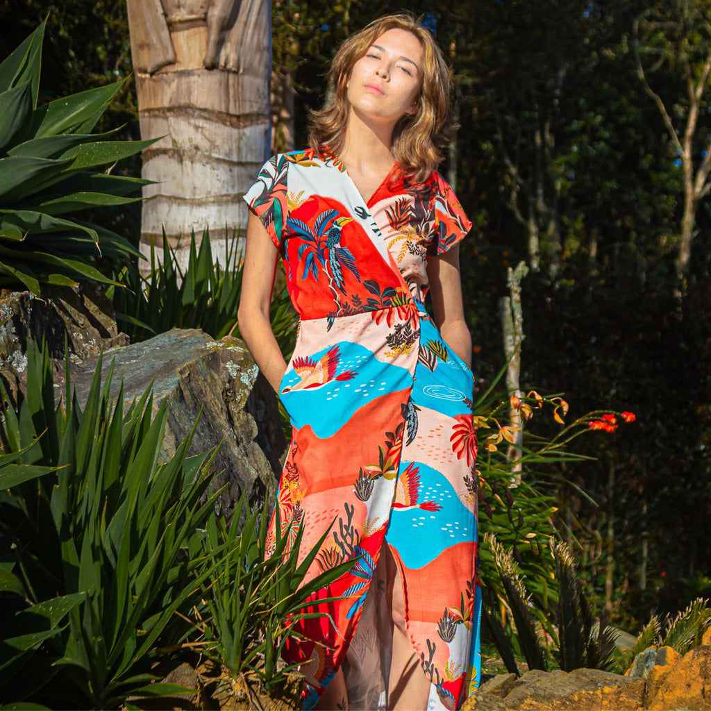 Vestido Cruzado — Pura Selva
