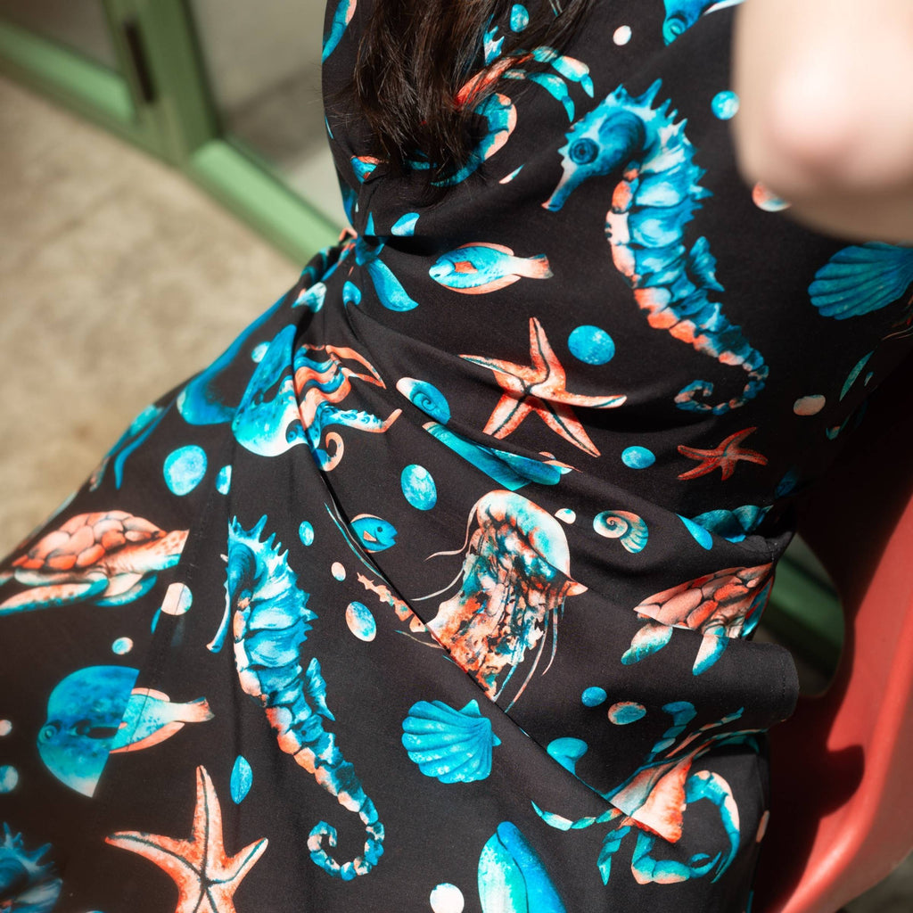 Vestido Cruzado — Reino Azul