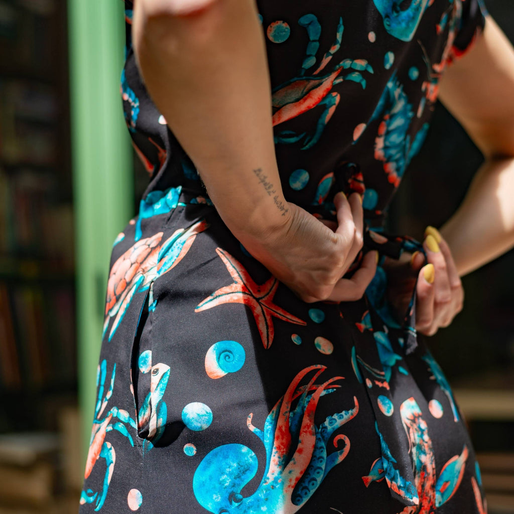 Vestido Cruzado — Reino Azul