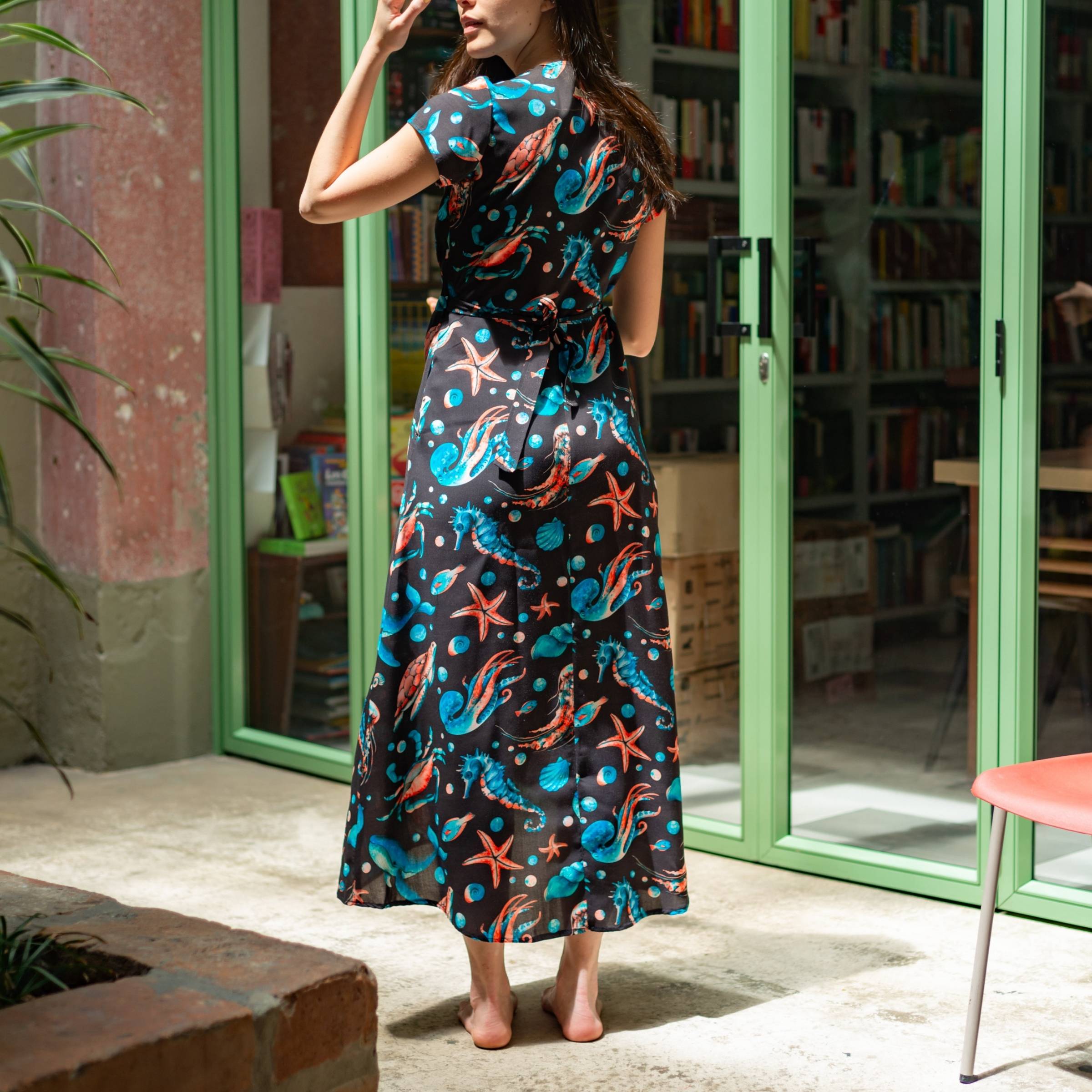 Vestido Cruzado — Reino Azul
