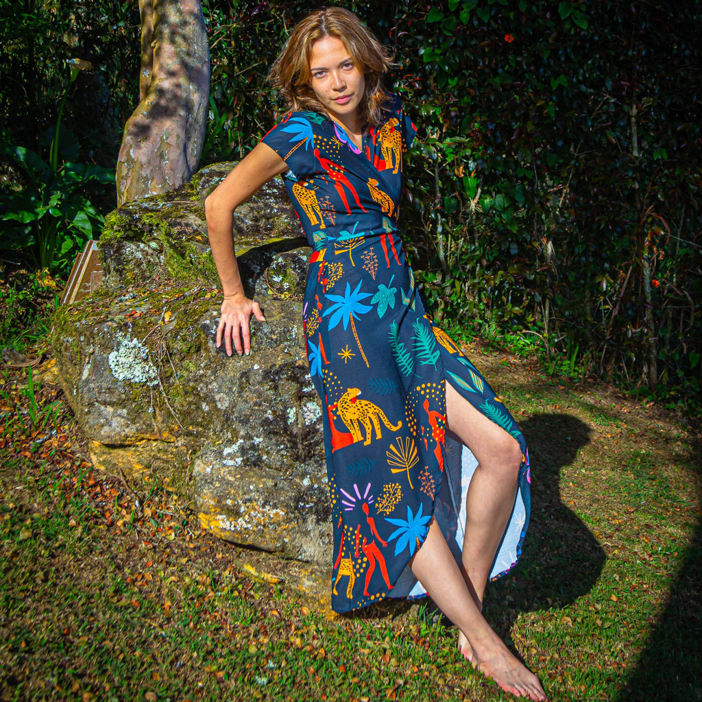 Vestido Cruzado — Territorio Jaguar