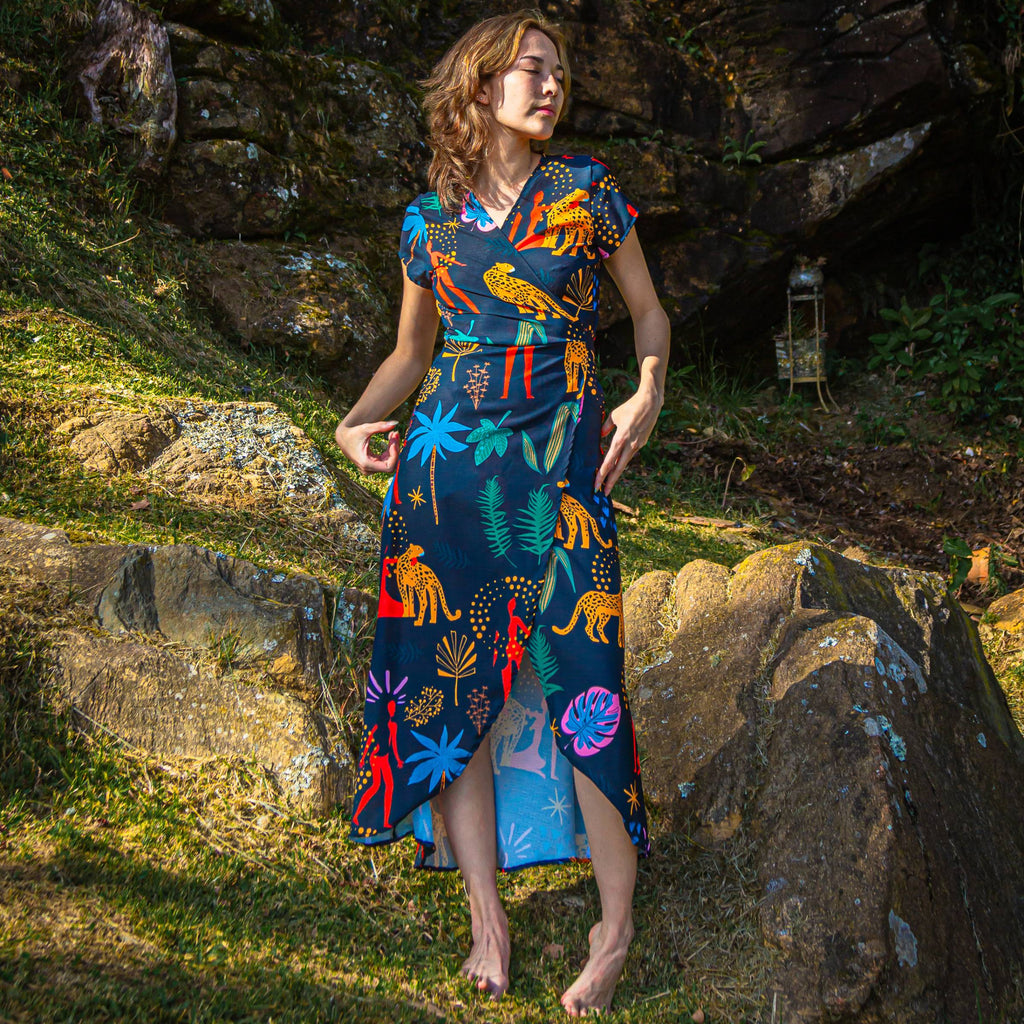 Vestido Cruzado — Territorio Jaguar