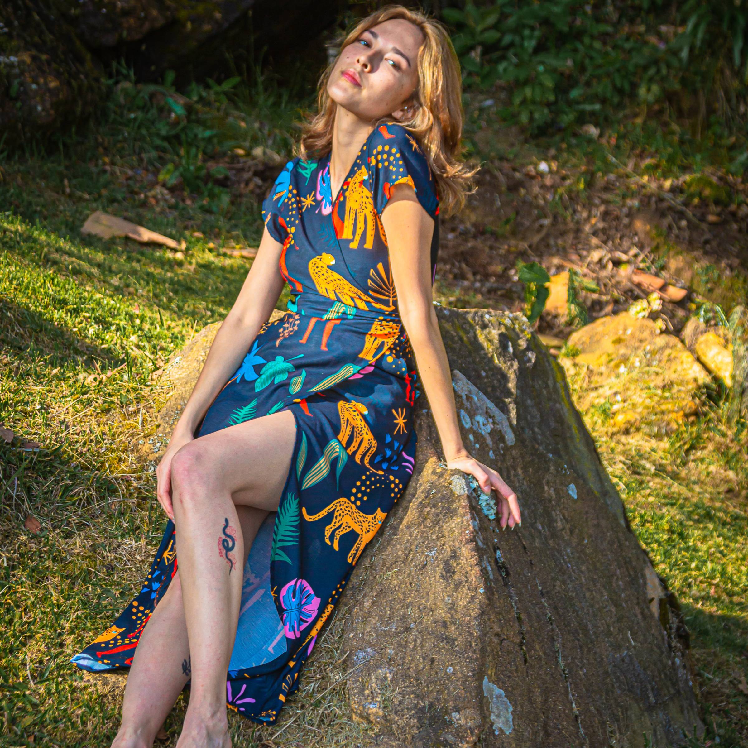 Vestido Cruzado — Territorio Jaguar