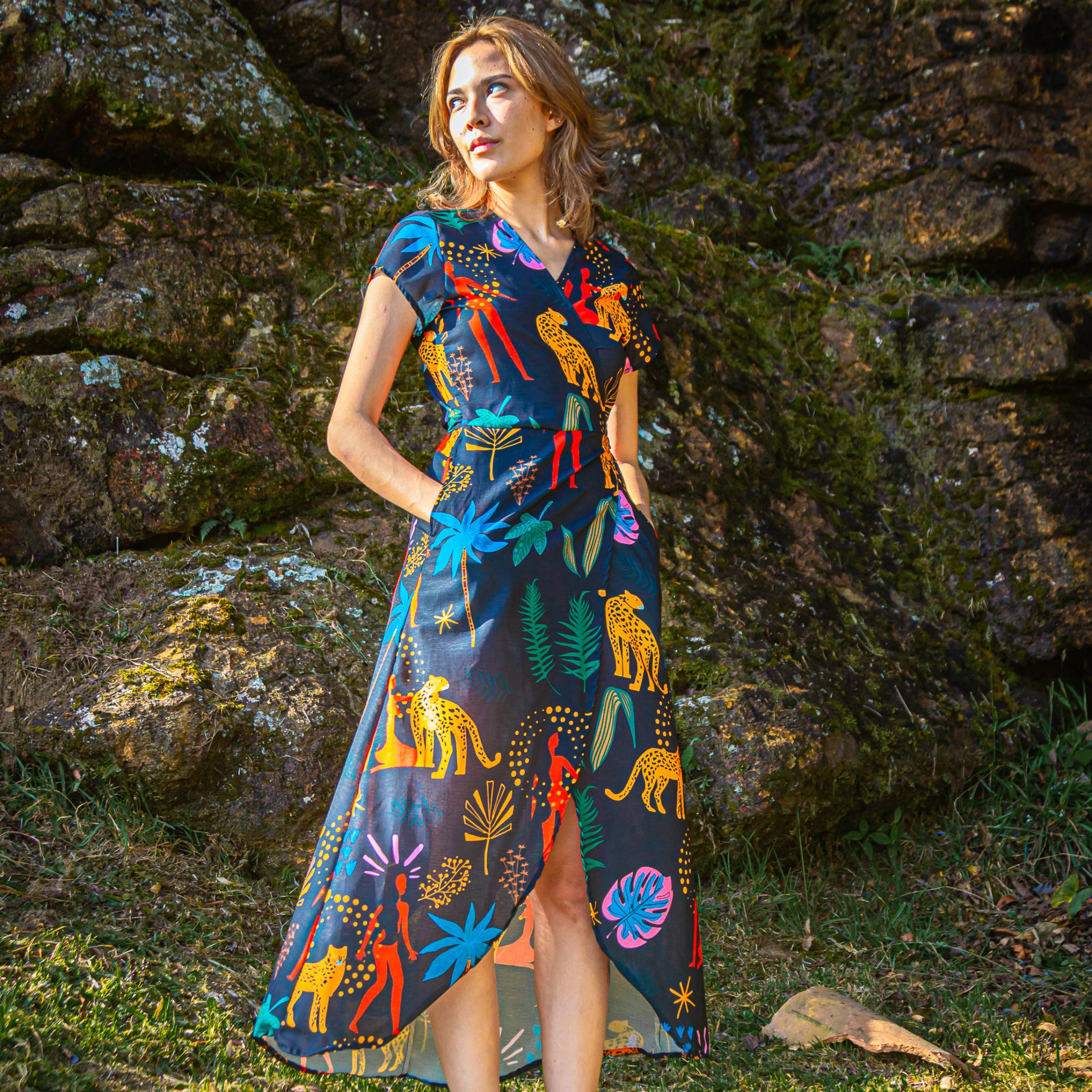 Vestido Cruzado — Territorio Jaguar