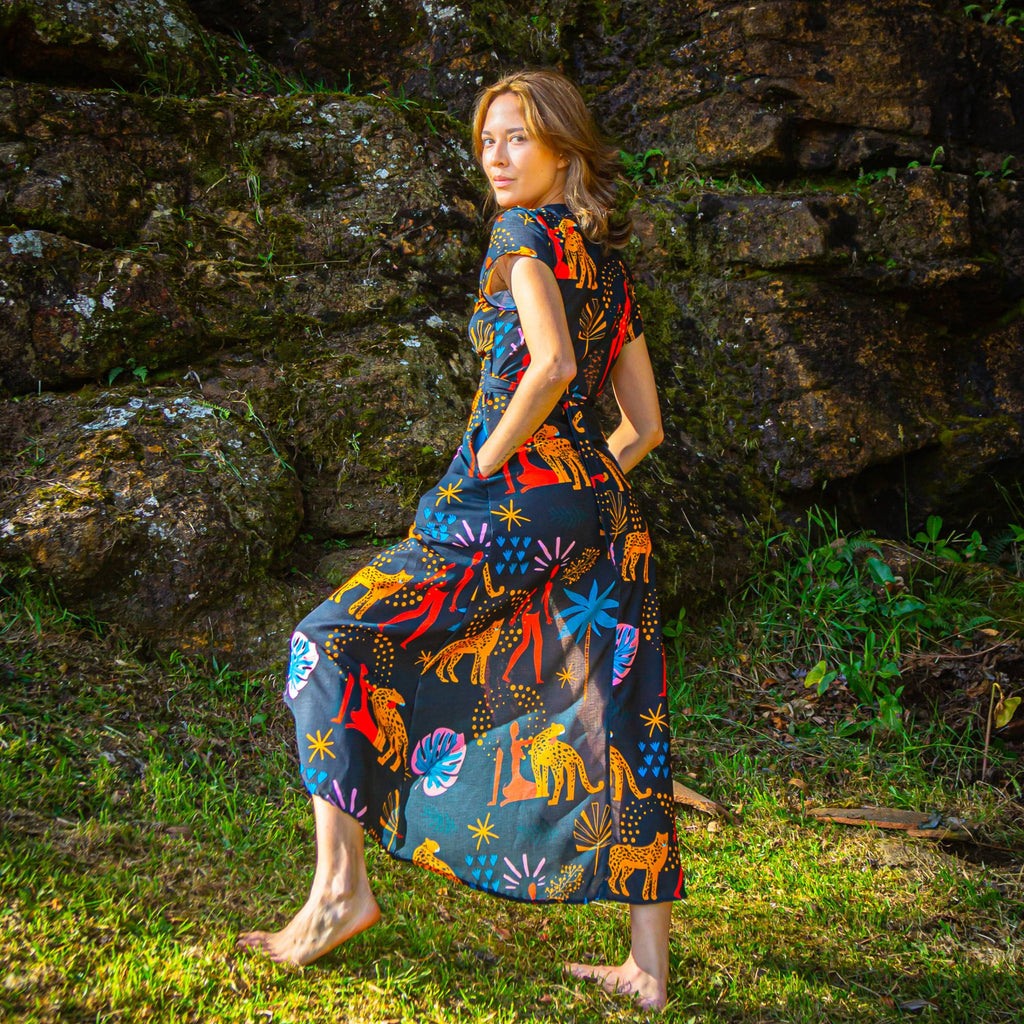 Vestido Cruzado — Territorio Jaguar