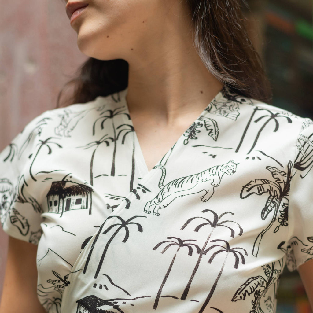 Vestido Cruzado — Territorio Raíz