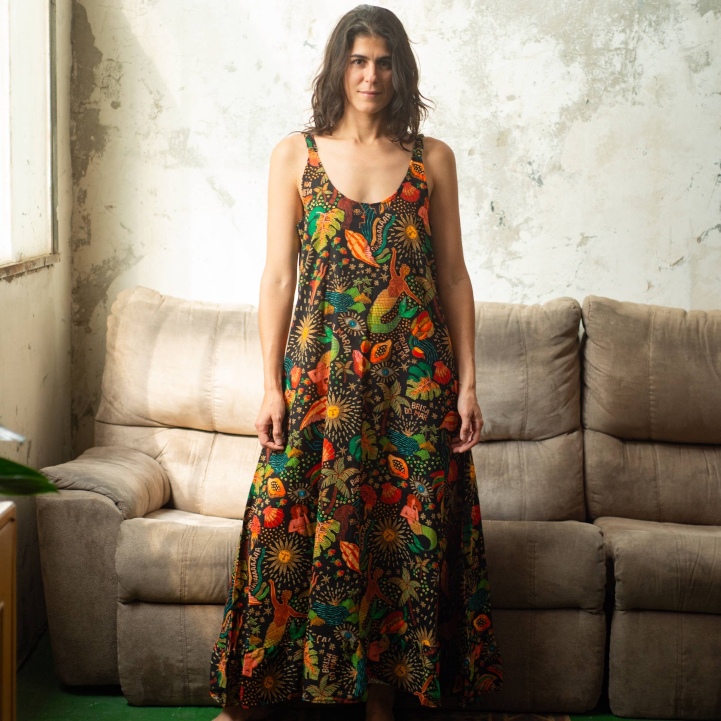 Vestido Largo Brisa del Mar