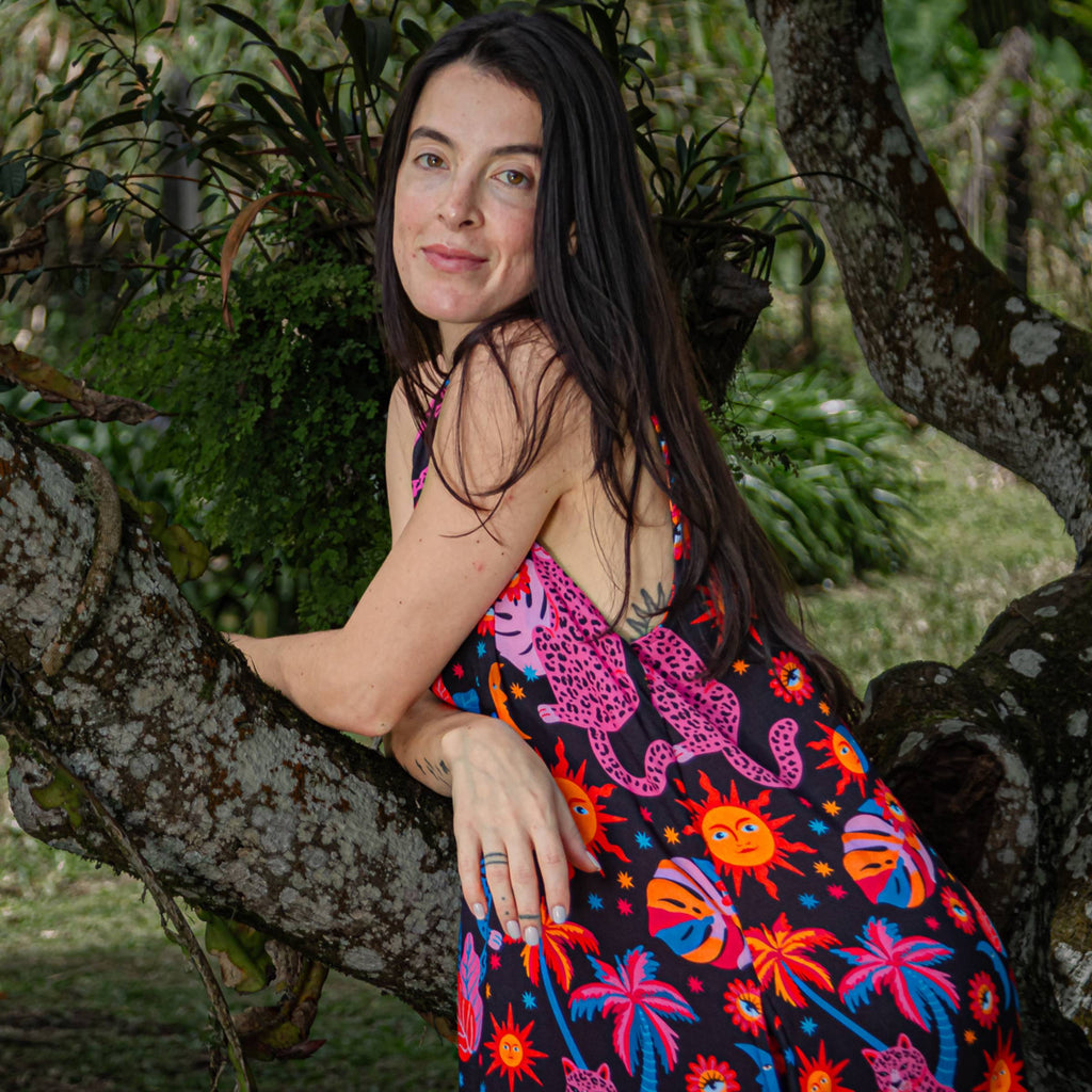 Vestido Largo Jaguar Solar