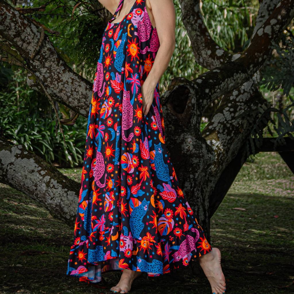 Vestido Largo Jaguar Solar
