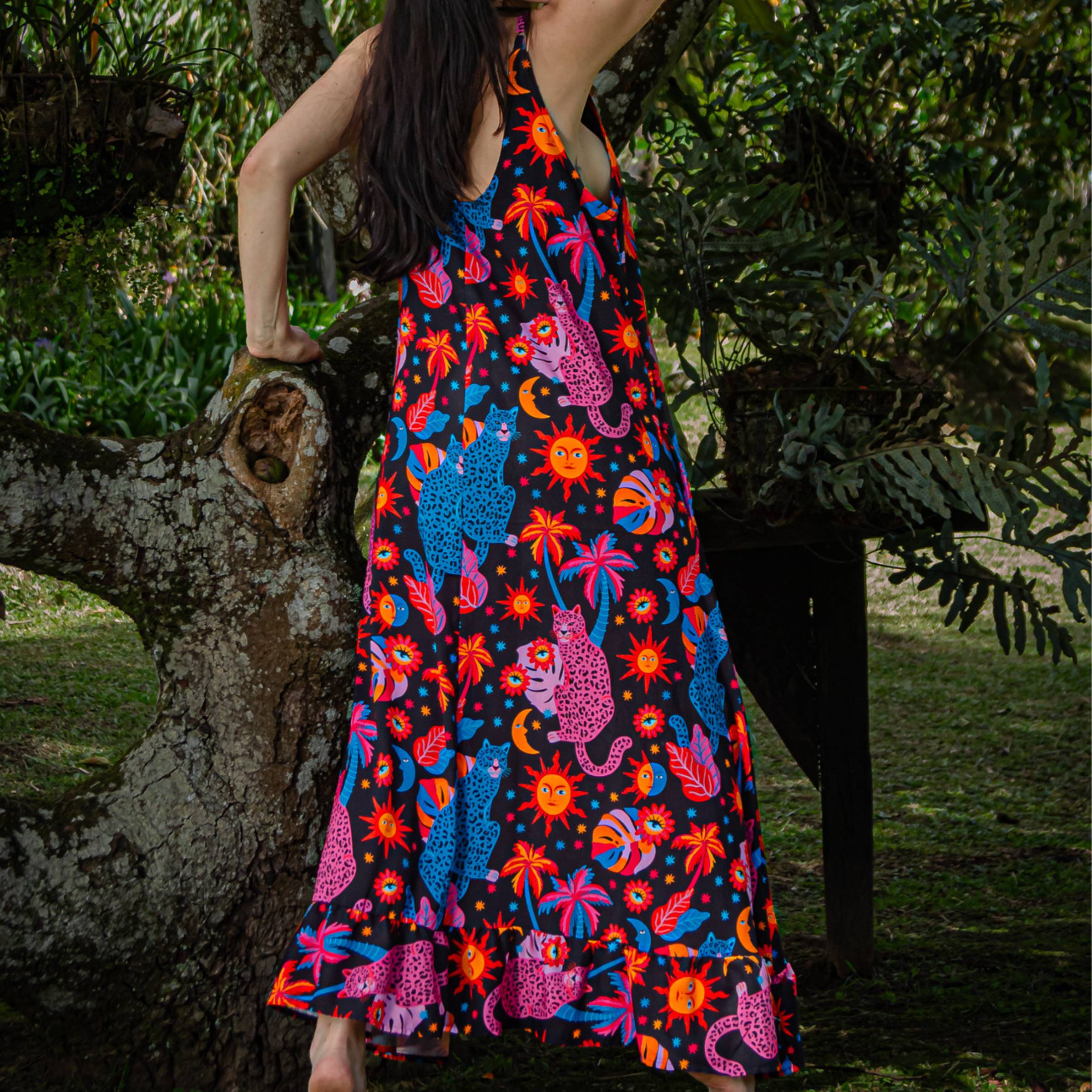 Vestido Largo Jaguar Solar