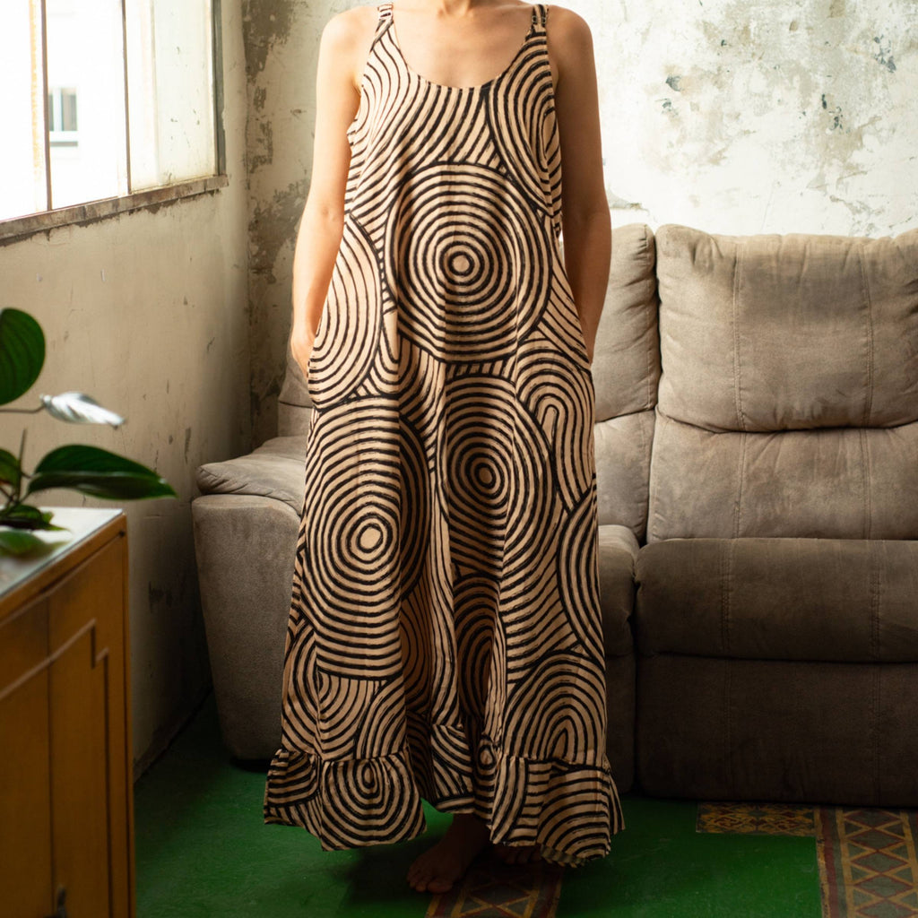 Vestido Largo Origen Espiral
