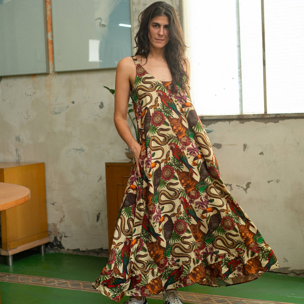 Vestido Largo Origen – Selva Ancestral
