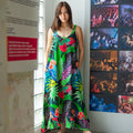 Vestido Largo Selva Eléctrica