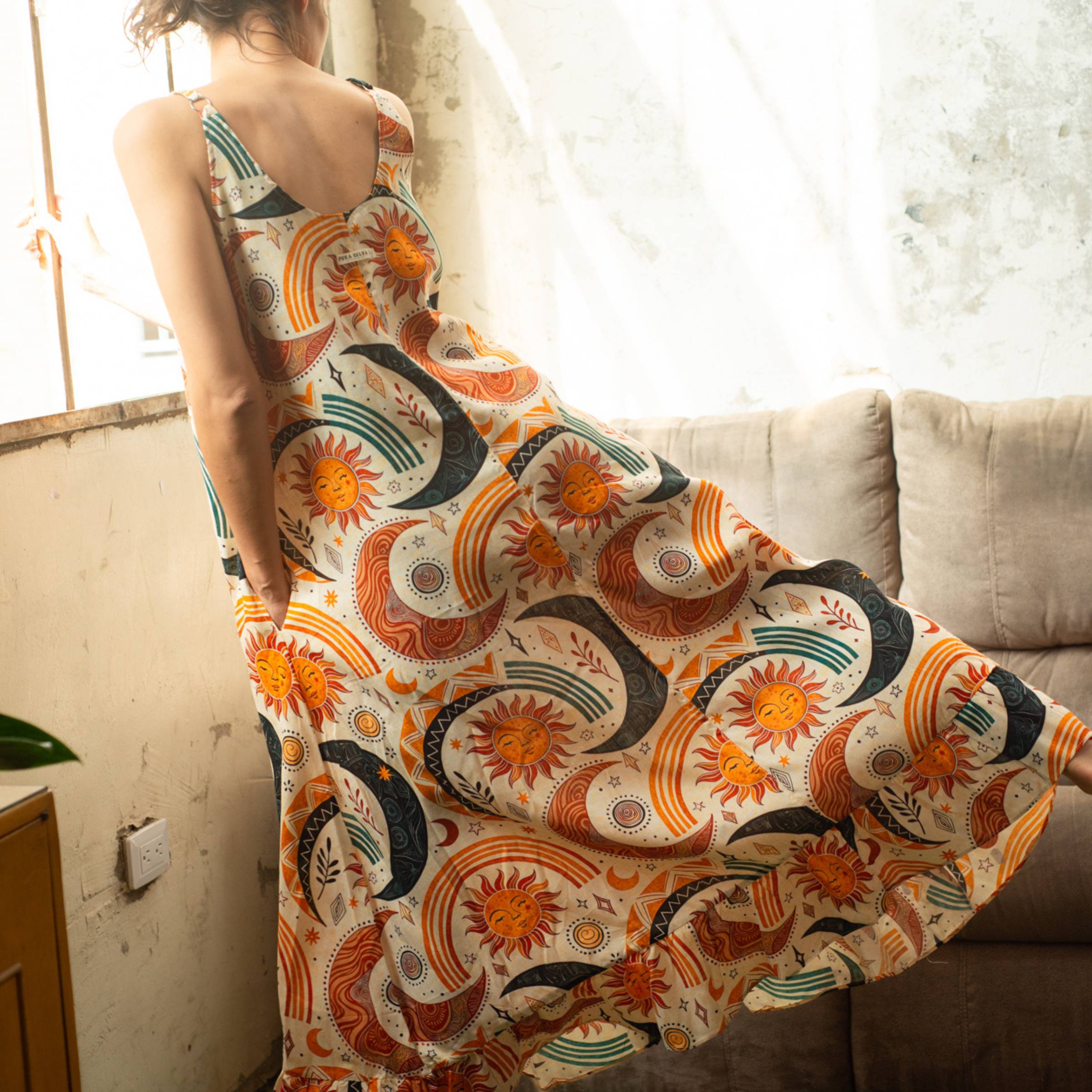 Vestido Largo Sistema Solar