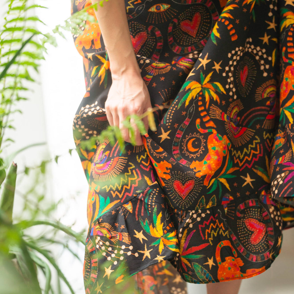 Vestido Largo — Corazón Salvaje