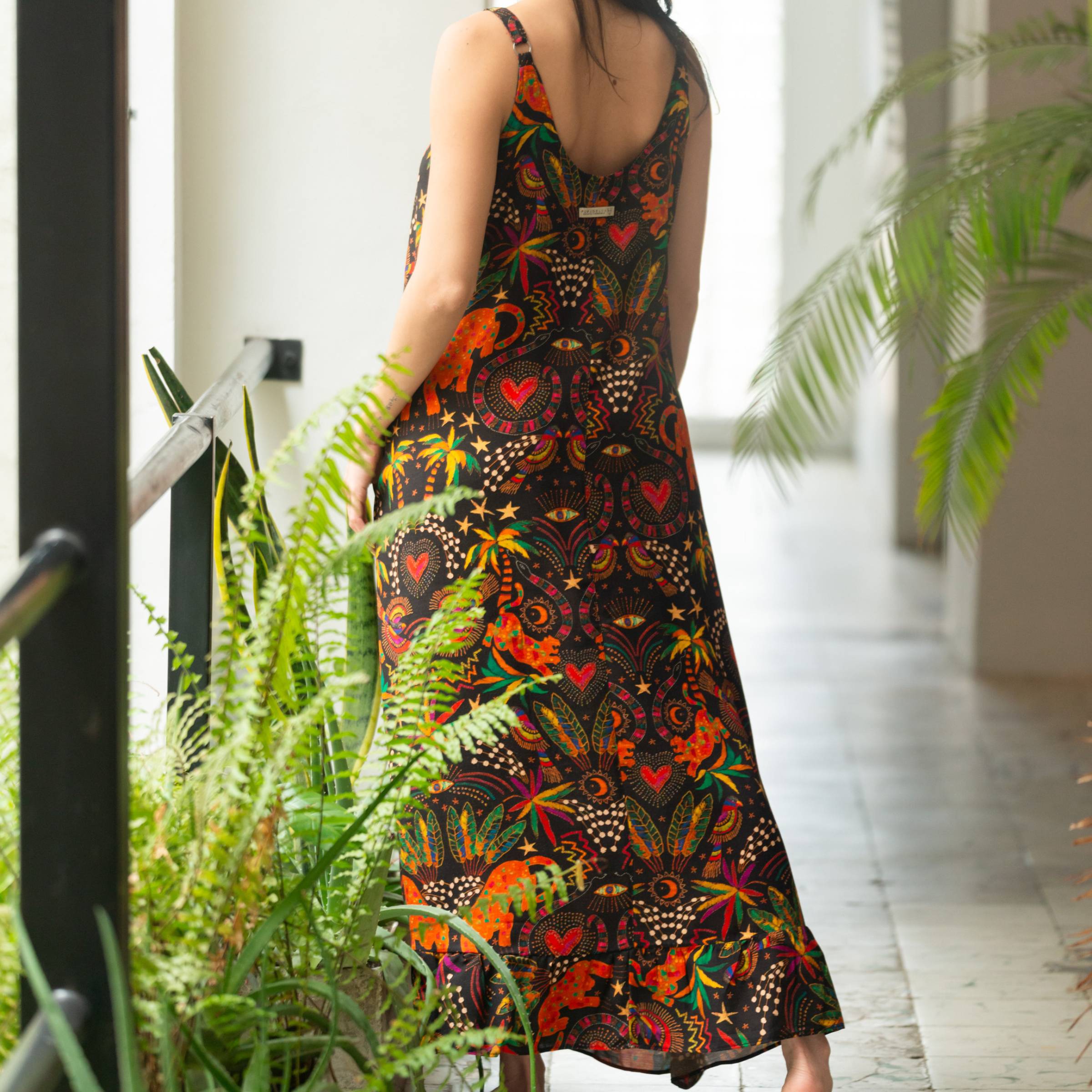 Vestido Largo — Corazón Salvaje