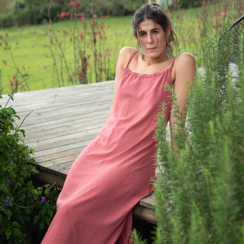 Vestido Venus — Rosa Tierra