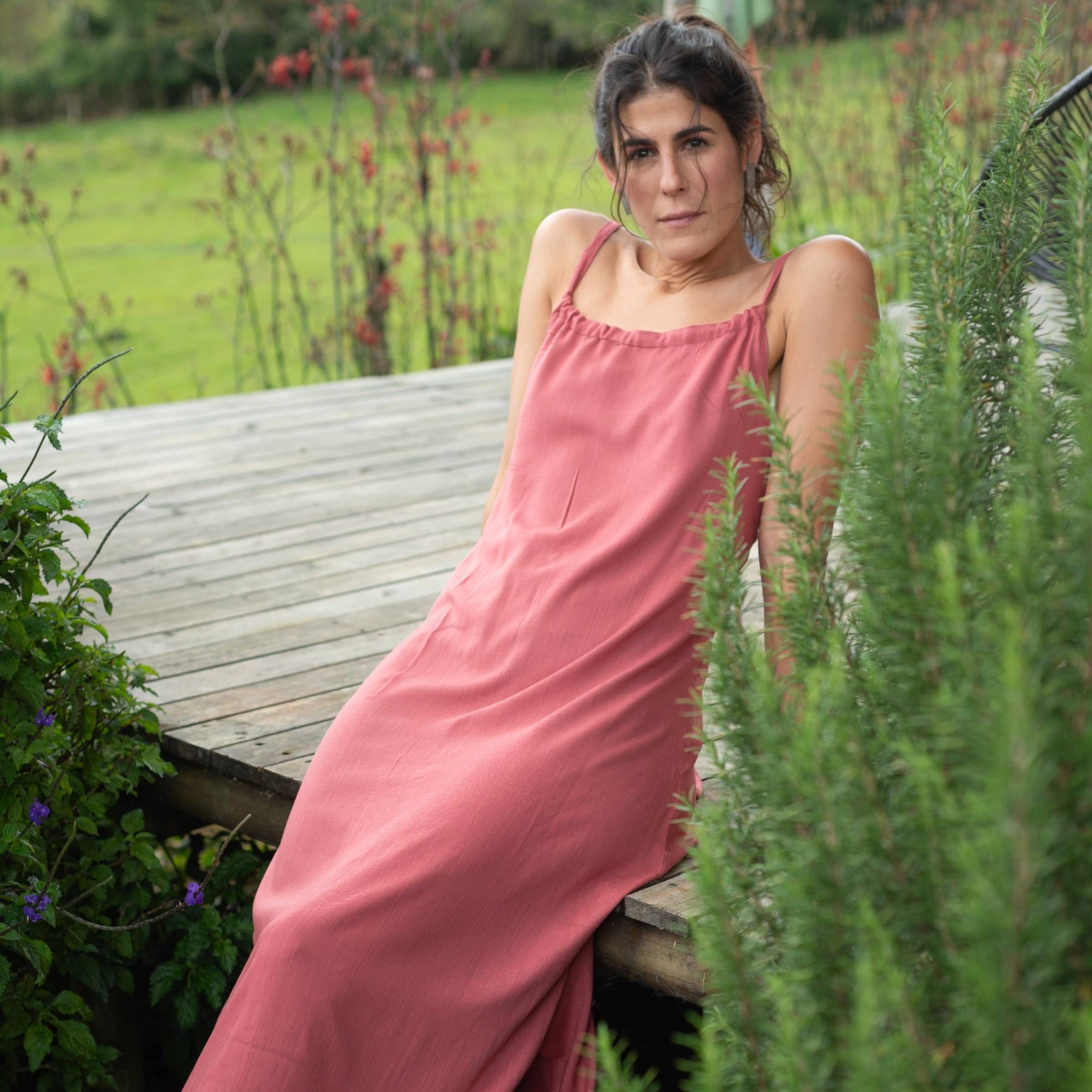 Vestido Venus — Rosa Tierra