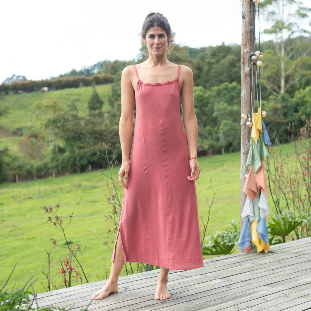 Vestido Venus — Rosa Tierra