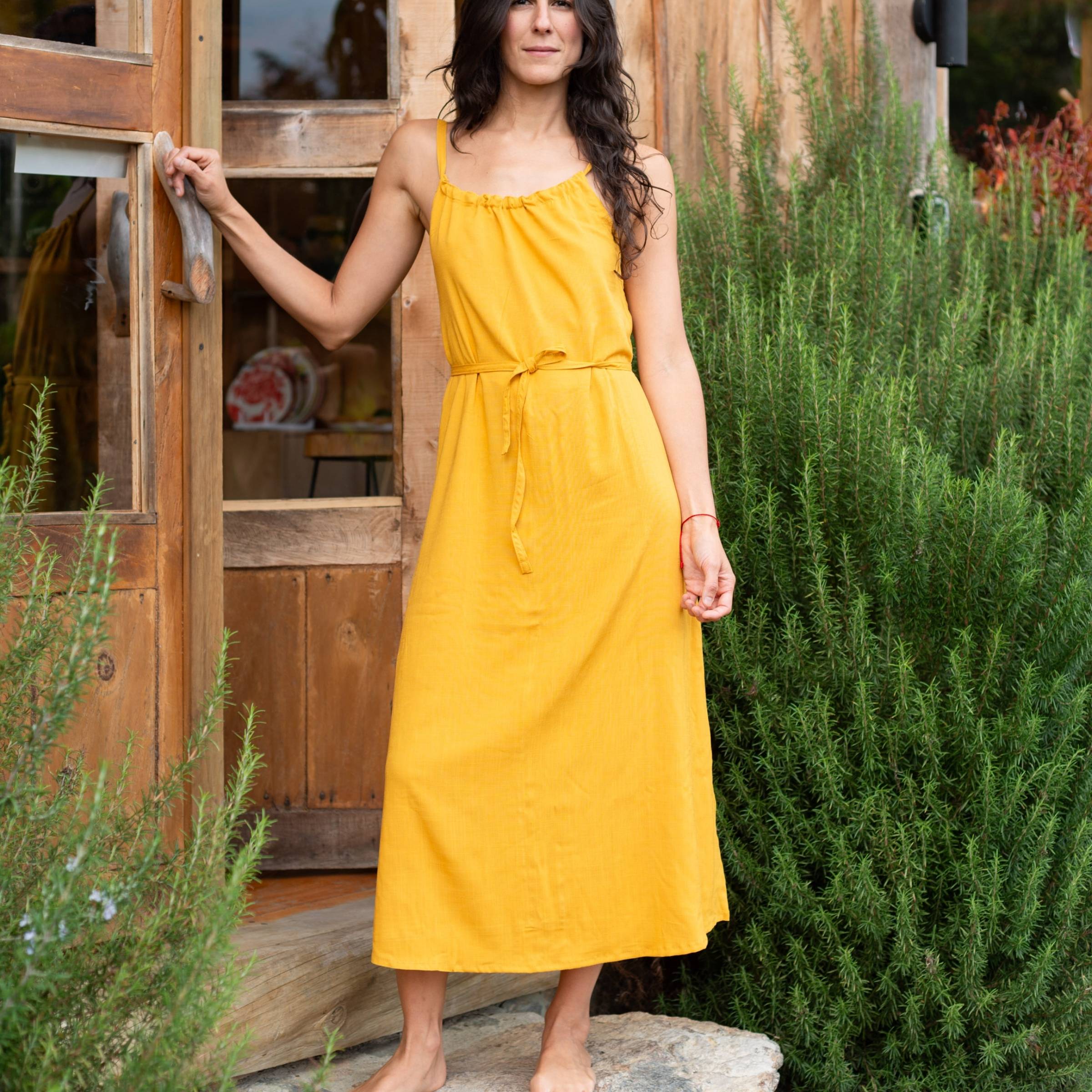 Vestido Venus — Sol Mostaza
