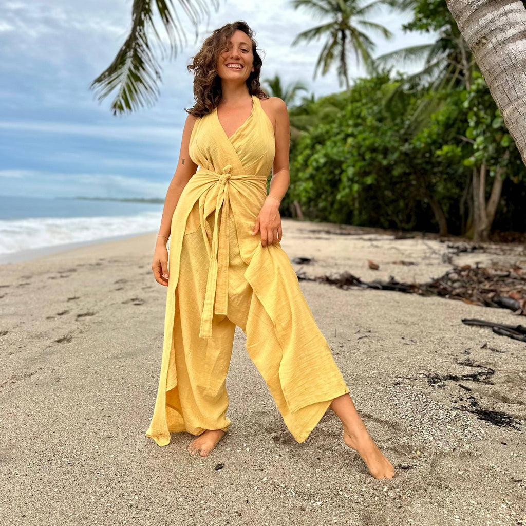 Kimono Mariposa Amarillo