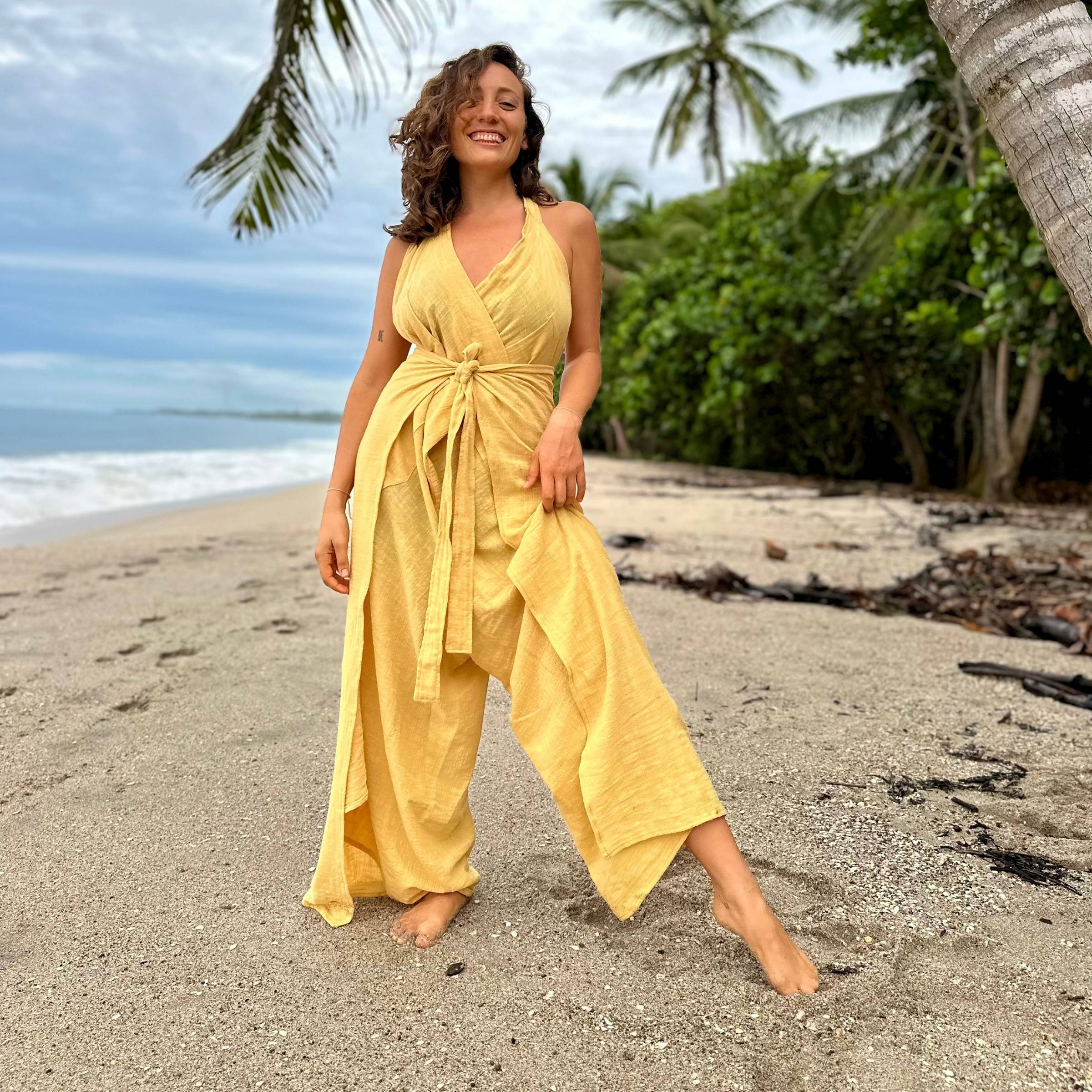 Kimono Mariposa Amarillo