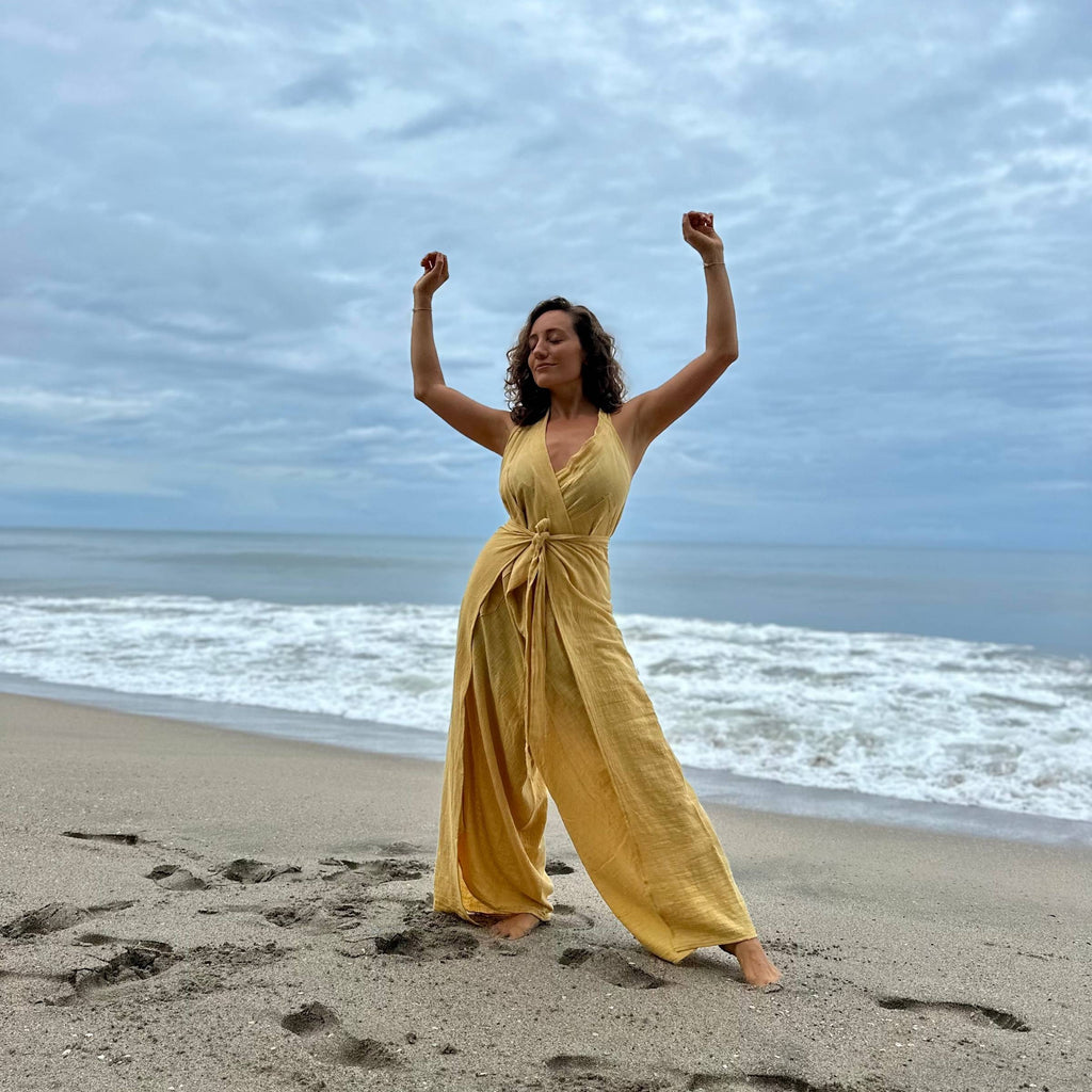 Kimono Mariposa Amarillo